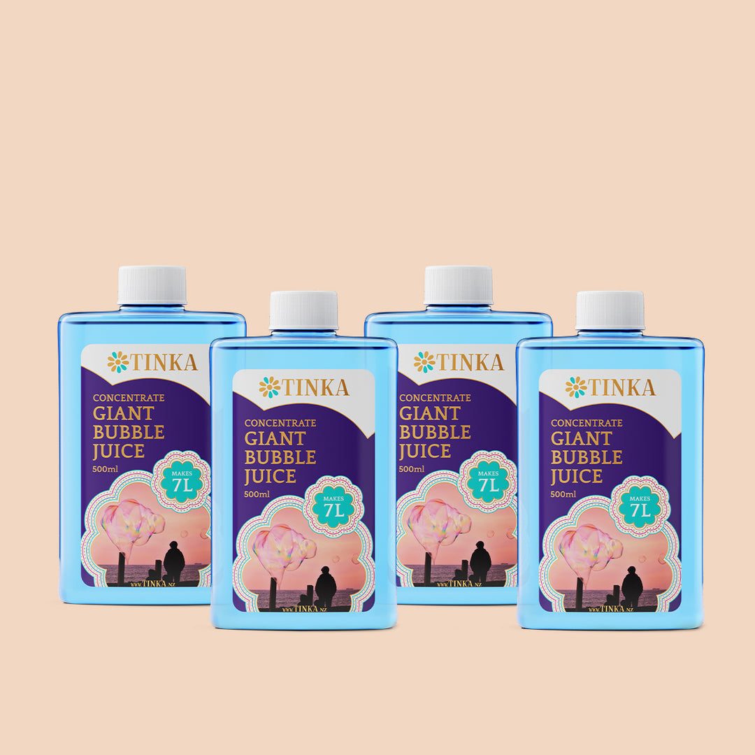 4X Tinka 500ml Giant Bubble Concentrate (Makes 28L)