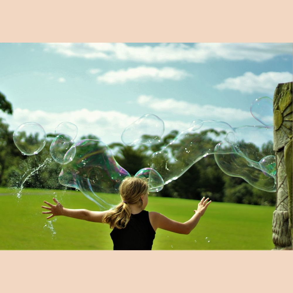 Kids Giant Bubble Wand - Giant Bubbles by Tinka - Tinka Giant Bubbles