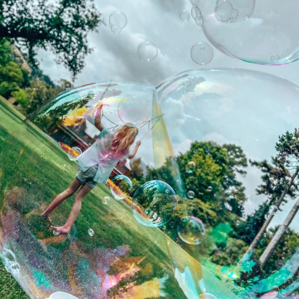 Kids Giant Bubble Wand - Giant Bubbles by Tinka - Tinka Giant Bubbles