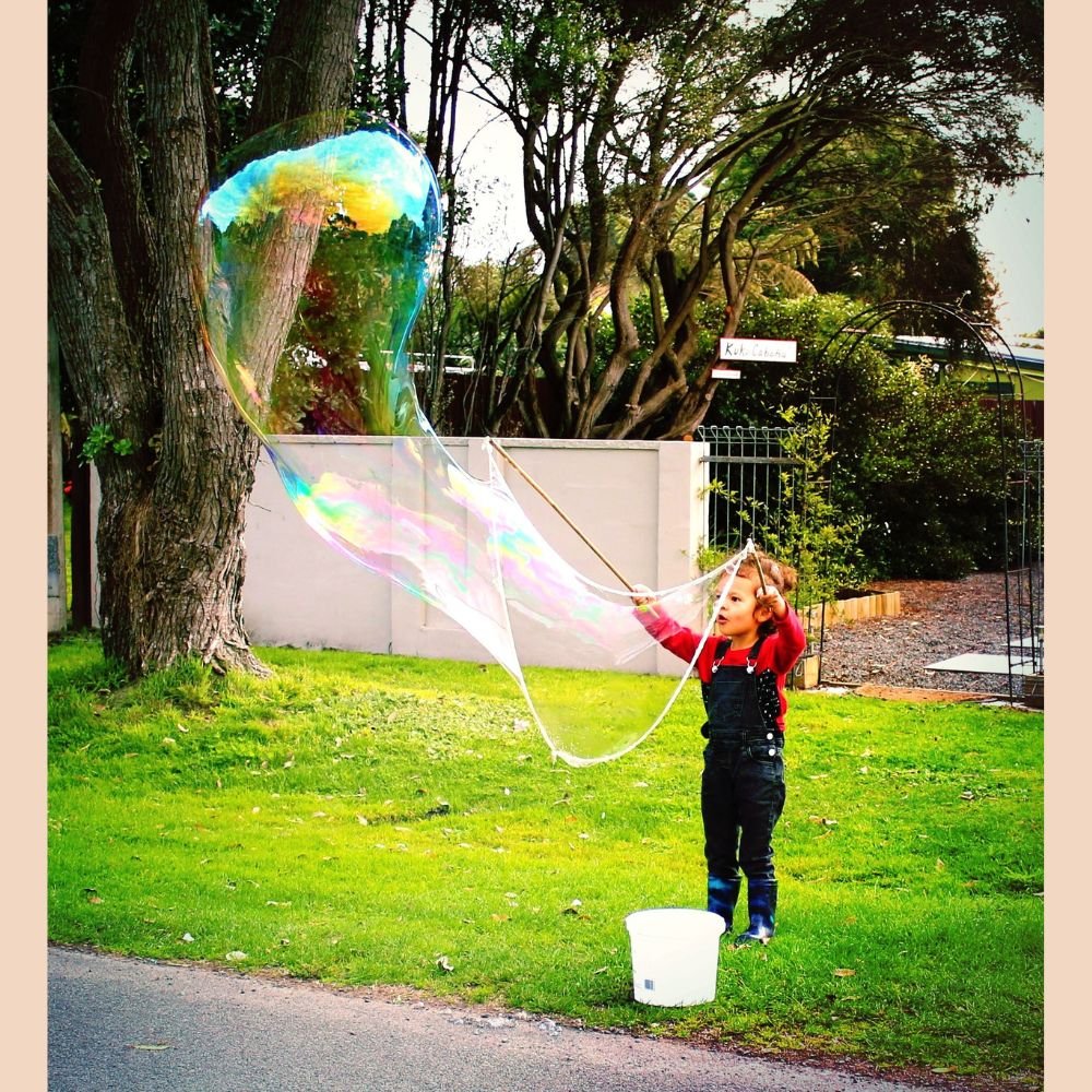 Kids Tinka Giant Bubble Wand - Giant Bubbles by Tinka - Tinka Giant Bubbles